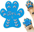 Non-Slip Paw Protector Pads for Senior Dogs, Anti-Slip Rubber Traction Stickers, Blue, 48pcs, L (21-40lbs)