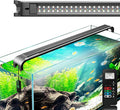 LED Aquarium Light with Remote, IP67 Waterproof Freshwater Planted Grow Light, Full Spectrum Fish Tank Light with Timer, Dimmable RGB+W, Upgrade Appearance, High Performance (12-17inch)
