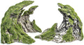 Novelsite Fish Tank Accessories, Aquarium Decorations, Scenery, Rock Ornaments - Create Aquatic Beauty with Premium Aquarium Decorations,8.5" W x 4.5" H x 3.2" D