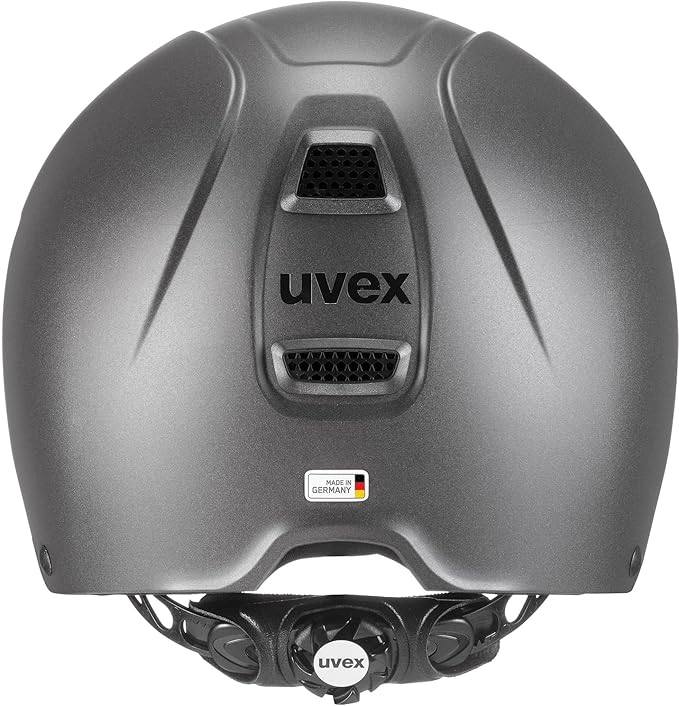 uvex perfexxion II Horse Riding Helmet for Women & Men, Anthracite - Adjustable & Excellent Ventilated Helmet