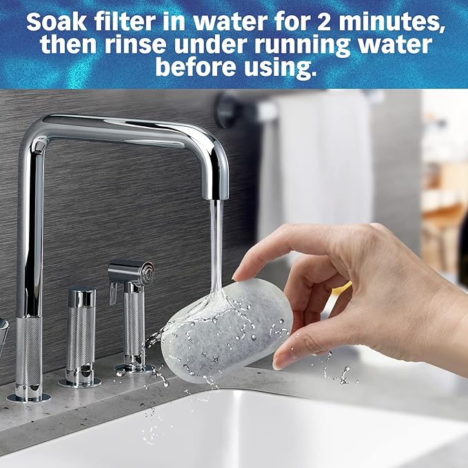 PET STANDARD Replacement Water Filter & 4 Pack Replacement Pre-Filter Sponges Compatible With WOPET® 67oz/2L Automatic Pet Fountain, Pack of 10