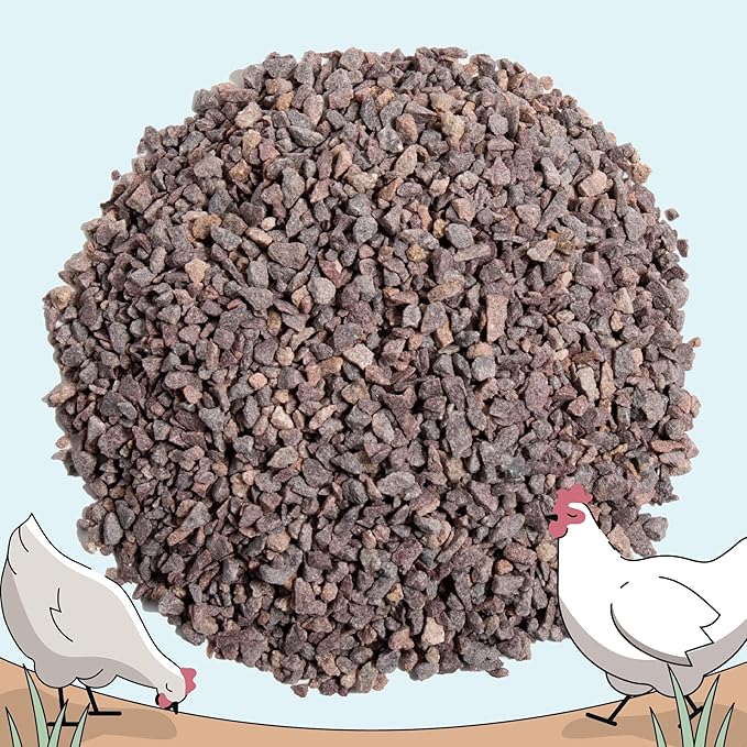 Chicken Grit for Layer & Grower Chickens Age 8-20+ Weeks - 100% Natural Mineral Chicken Grit Quartzite, Poultry Grit, USA Mined, 4 lbs