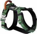 MADE TO ROAM Premium Explorer Harness - Y-Shaped Dog Harness with Adjustable Durable Nylon, Soft Padding, Metal Buckles and Leather Handle for Small, Medium, Large Dogs (Oregon Haze, Size 3)