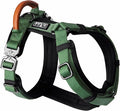 MADE TO ROAM Premium Explorer Harness - Y-Shaped Dog Harness with Adjustable Durable Nylon, Soft Padding, Metal Buckles and Leather Handle for Small, Medium, Large Dogs (Oregon Haze, Size 2)