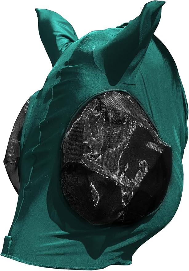 Equinavia Bug Out Fly Mask | Against Flies, Insects, UV Rays - Turquoise - Warmblood