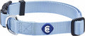 Blueberry Pet Essentials Dog Collar | Adjustable Girl Dog Collars for Medium Dogs | Chambray Blue Puppy Collar | Classic Nylon Dog Collars for Small Dogs | Pet Accessories