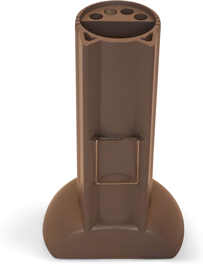 Cat Teaser Wand Holder. Keep Cats Safe with This Unique Cat Toy Storage Solution. Organize Feather Cat Wand Toys. Patent Pending (Gray)