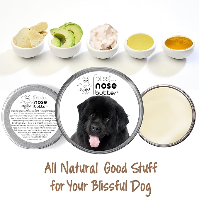 The Blissful Dog Newfoundland Unscented Nose Butter - Dog Nose Butter, 2 Ounce