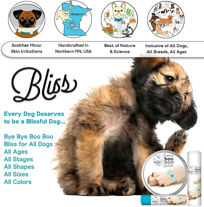 The Blissful Dog .50 oz Tube German Shepherd Booboo Butter
