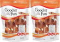Good'n'Fun Triple Flavored Rawhide Kabobs for Dogs, 2 Pack, 4 oz
