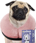 Soft Inflatable Dog Cone Collar for Small Medium Large Dogs - Neck Donut E Collar Alternative for Recovery After Surgery - Pink L