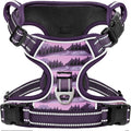 Timos Dog Harness,No-Pull Pet Harness Adjustable Soft Padded Dog Vest,Reflective No-Choke Pet Oxford Vest with Easy Control Handle for X-Small Dogs,Moon Night,XS
