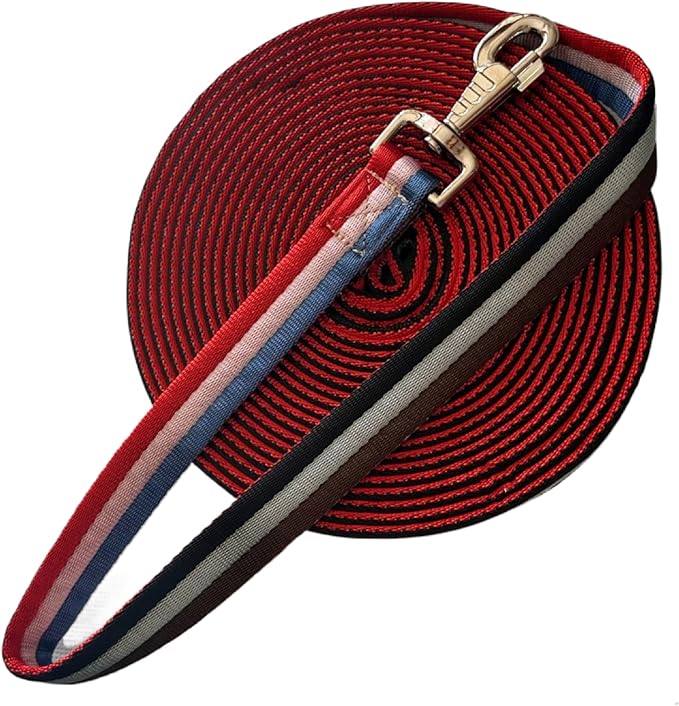 Premium Horse Training Lunge Line with Alloy Trigger Buckle for Accurate Equestrian Training of 26 Foot (8 Meters)