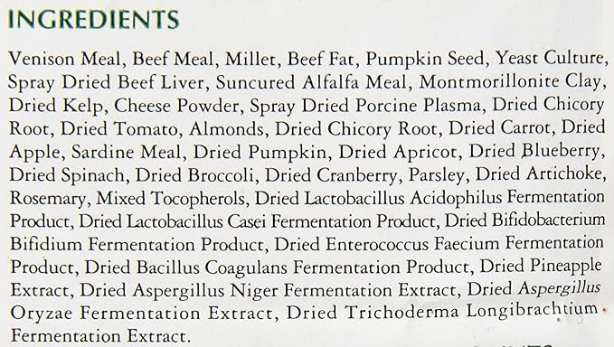 Nature's Logic Dry Dog Food - 100% Natural - No Synthetics - For All Ages, Sizes, Breeds - Free From Common Allergens, High Protein - Venison Meal Feast, 4.4lbs