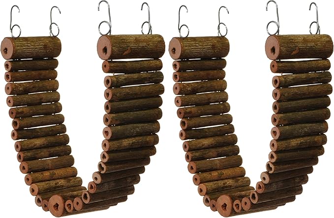 Prevue Pet Toy NAT Wonder Walk Bird Ladder, Small (62808) (Pack of 2)