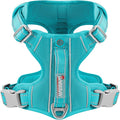 BARKBAY Dog Harness No Pull with ID Tag Pocket - Heavy Duty, Reflective, Easy Control for Large Dogs(Ocean Blue,M)