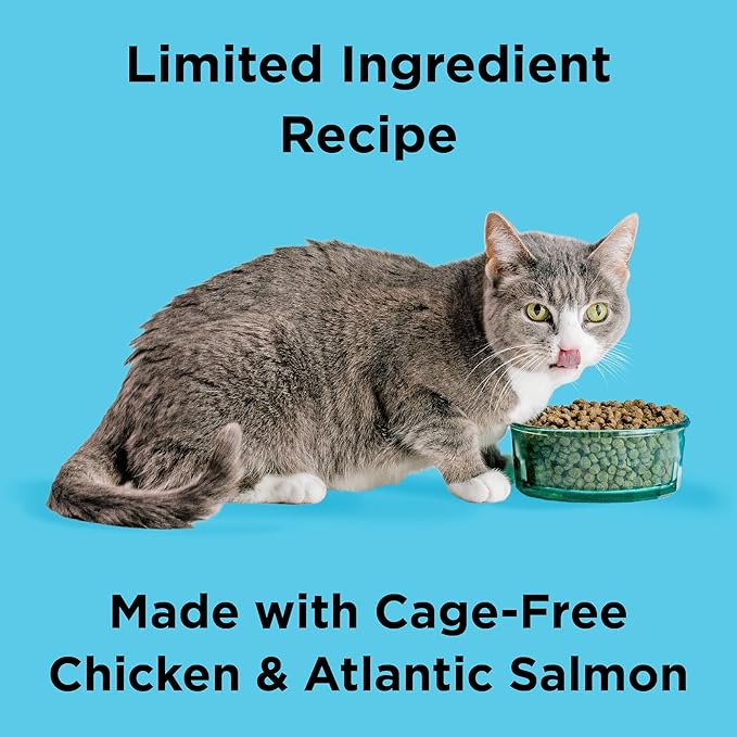 BIXBI Liberty Dry Food Indoor Cat Health Chicken & Salmon Recipe, 3lb