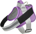 Bolux Dog Harness, No-Pull Reflective Dog Vest, Breathable Adjustable Pet Harness with Handle for Outdoor Walking - No More Pulling, Tugging or Choking (Lavender, Large (Pack of 1))