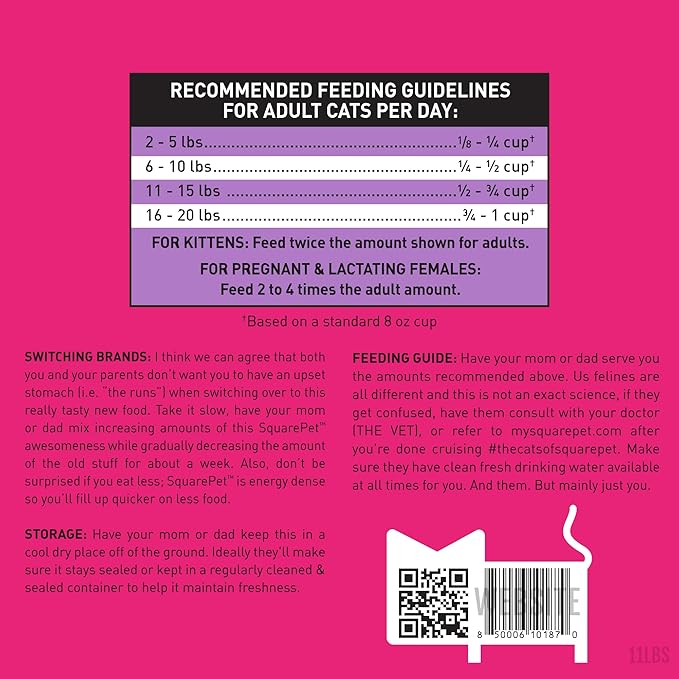 VFS® Powercat™ Herring & Salmon Feline, High Meat, Ultra Low Carbohydrate Diet (11lbs)