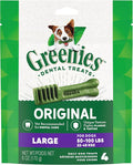 Greenies Original Large Dental Dog Treats, 6 oz. Pack (4 Treats)
