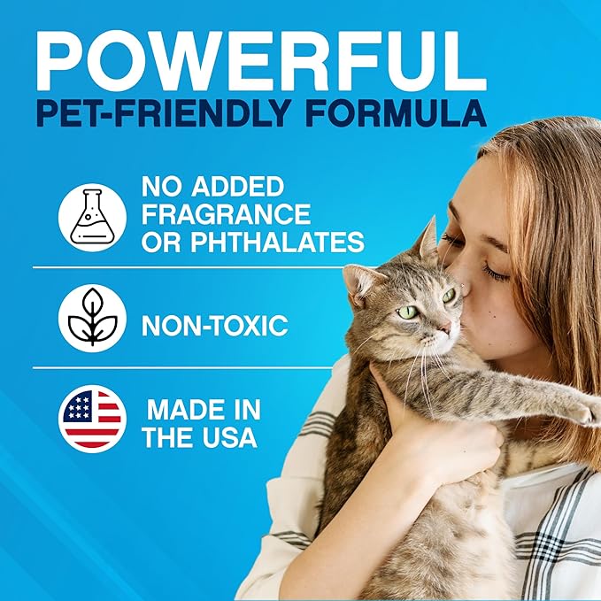 NonScents Cat Litter Deodorizer - Litter Box Odor Eliminator - Less Scooping Extends Kitty Litter Lifespan - Fragrance-Free Formula Eliminates Unpleasant Cat Odors – 8 Pound Bag