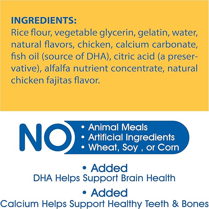 N-Bone Puppy Teething Rings Taste of Texas Chicken Fajitas Flavor 3 Count