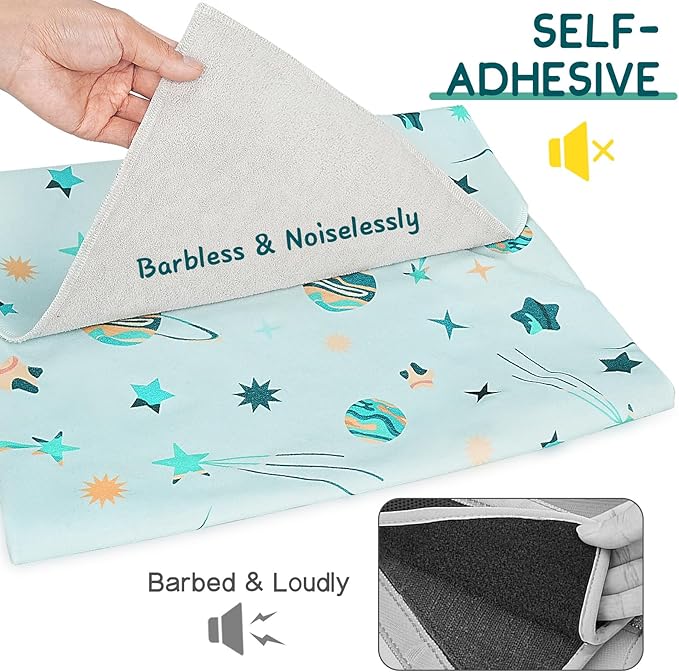 Cat Wrap for Cutting Nails, Self-Adhesive for Grooming, Anti-Scratch Cat Swaddle Wrap for Medicine, Nail Clipping, Teeth Brushing, Ear Cleaning
