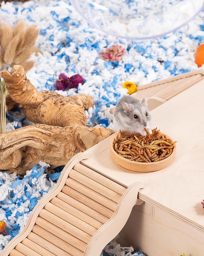 Niteangel Small Animal Snack & Treats - Small Critter Natural Treat for Dwarf Syrian Hamsters Gerbils Mice Sugar Glider Hedgehogs Chickens Birds