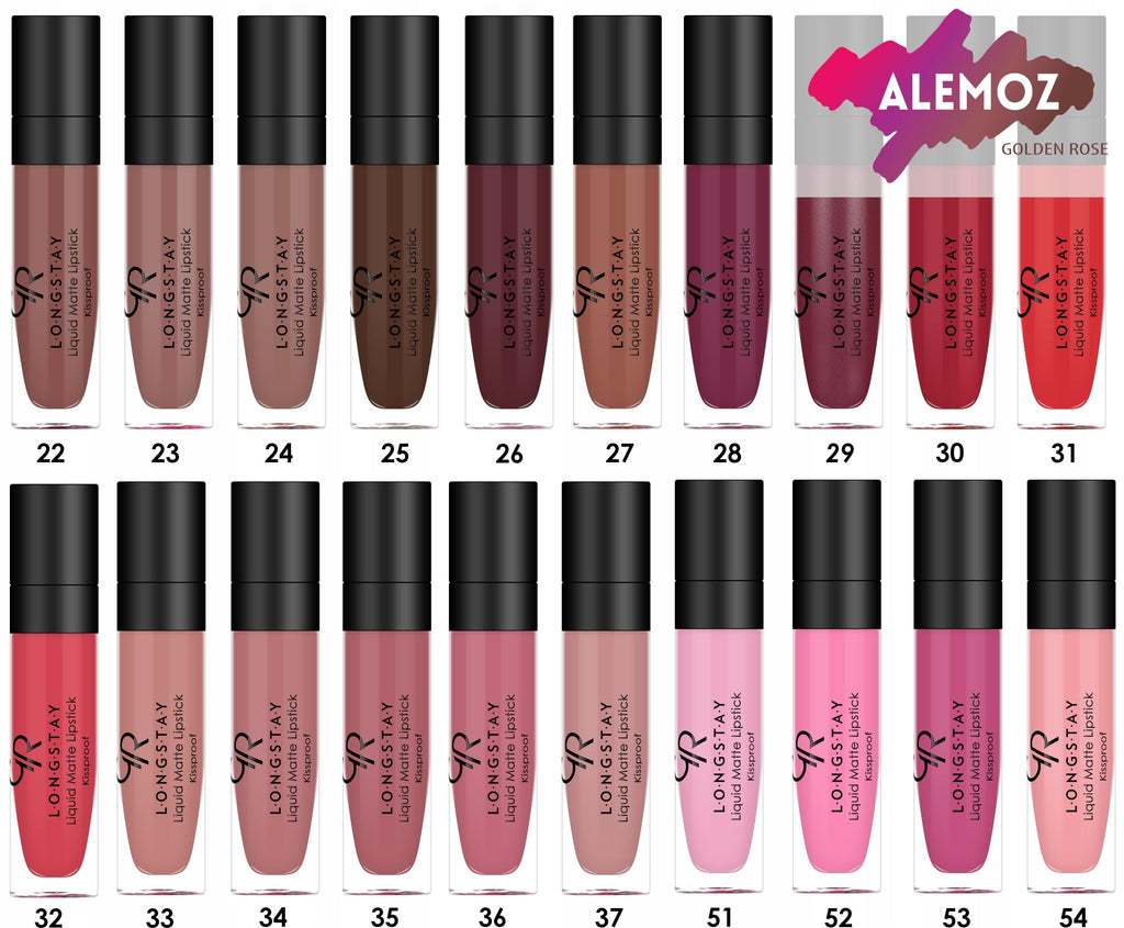 Golden Rose Longstay Liquid Matte Lipstick No:09 - Vibrant Color | Matte Finish