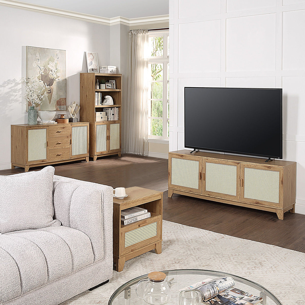 Sheridan - Modern Cane Design Sideboard