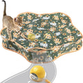 Interactive Cat Toys, Indoor Hide and Seek Toys, Fast Rolling Ball in Play Mat, Interactive Cat Toys for Indoor Cats, Rechargeable Cat Ball Toys