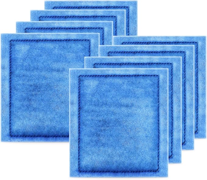 Aquarium Filter Cartridge 8 Pack Rite-Size C Filter Replacement Cartridges Compatible with PRO Power Filters 275/375 /Power Filters 200/350