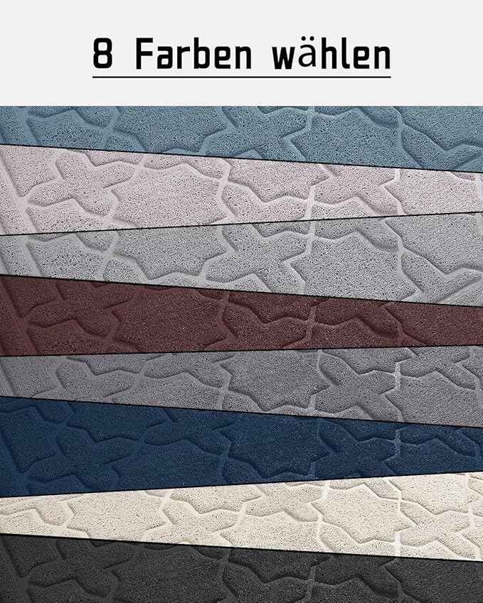 Yimobra Cat Litter Mat, 35.4"x23.6" Litter Box Mat with Litter Lock Mesh, Soft Cat Litter Mat Litter Trapping Mat, Easy to Clean, Non-Slip, Water Resistant, Litter Free Floors, Dark Coffee