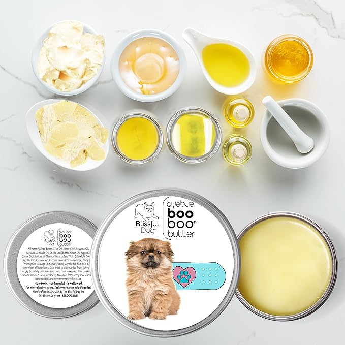 The Blissful Dog Tibetan Spaniel Boo Boo Butter, 16 oz.