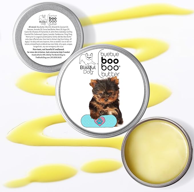 The Blissful Dog 1 oz TIN Yorkshire Terrier Booboo Butter