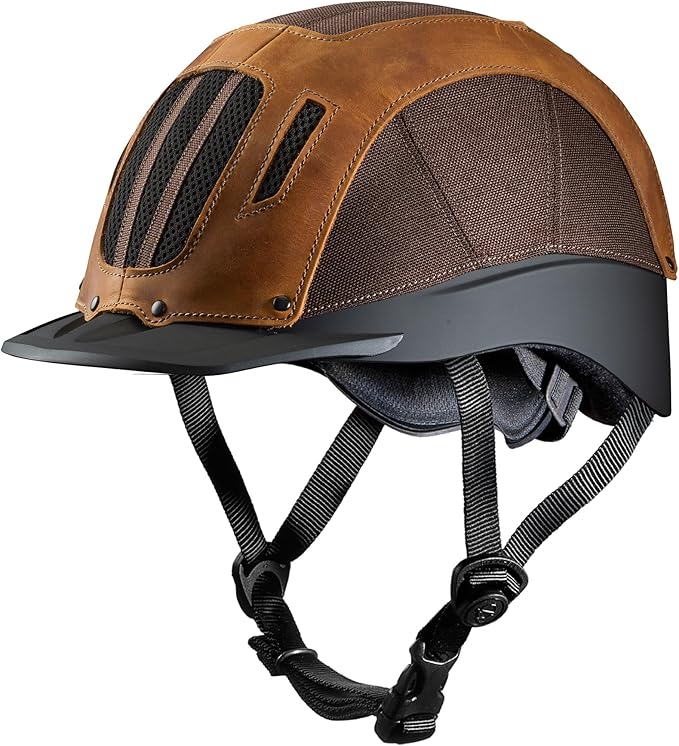 Troxel Sierra Rugged Horse Riding Helmet, Low-Profile, Self-Adjustable Design, Safety Horseback Riding Gear