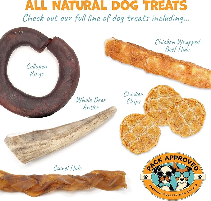 Chicken Wrapped Rawhide Beef Sticks - Long Lasting Chews for Aggressive Chewers - Treats for Large Dogs - XL (Pack of 2)