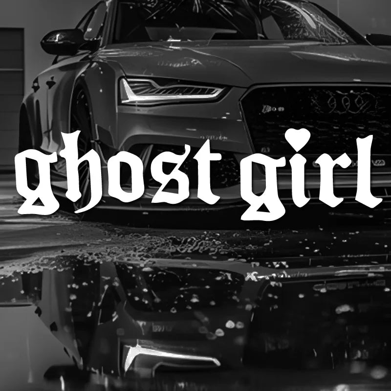 "Ghost Girl" Sticker, Suitable for Windows, Cars, Trucks, Toolboxes, Laptops, Macbooks, for Almost Any Hard, Smooth Surface