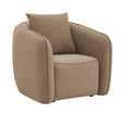 Keith Chenille Armchair With 1 Matching Color Toss Pillow
