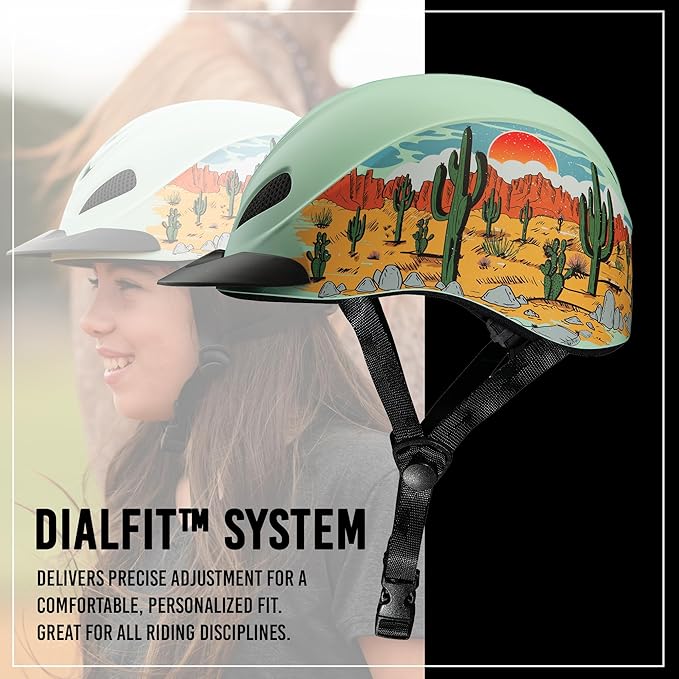 Troxel Dynasty Ultralight Horse Riding Helmet, Low-Profile, Adjustable Design, Safety Horseback Riding Gear