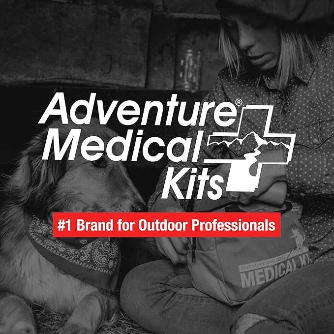 Adventure Medical Kits Me & My Dog Medical Kit - Human & Canine First Aid Essentials - Includes Cold Pack, SOL Emergency Blanket, Splinter Picker & More