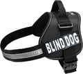 Doggie Stylz Blind Dog Harness No Pull No Escape Dog Vest for Blind Dogs Adjustable Vest with Handle Blind Dog Accessories and Patches for Training and Mobility