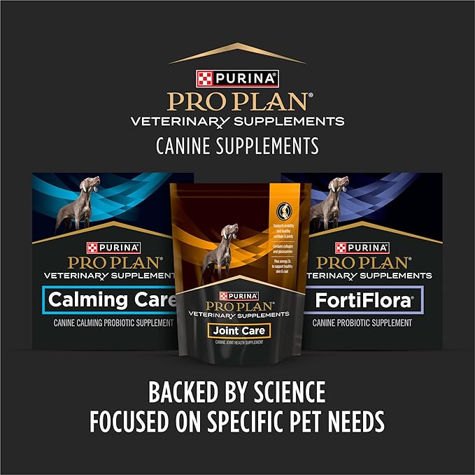 Purina Pro Plan Veterinary Joint Care Joint Supplement for Small Breed Dogs Hip and Joint Supplement - 2.65 oz. Pouch