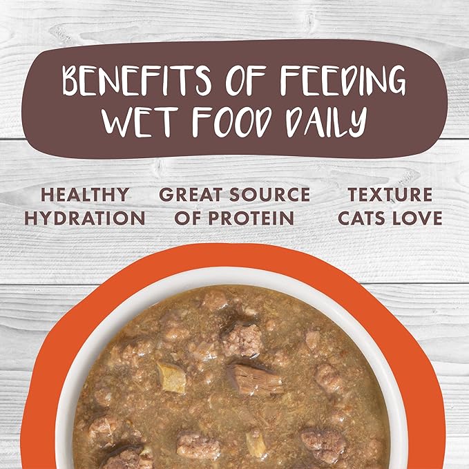 Weruva Classic Cat Stews!, Taco Stewsday with Beef, Chicken & Salmon in Gravy, 5.5oz Can (Pack of 8)