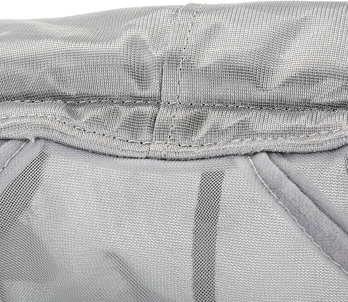Harrison Howard CareMaster Horse Fly Mask Half Face with Ears Moonlight Silver Small Pony