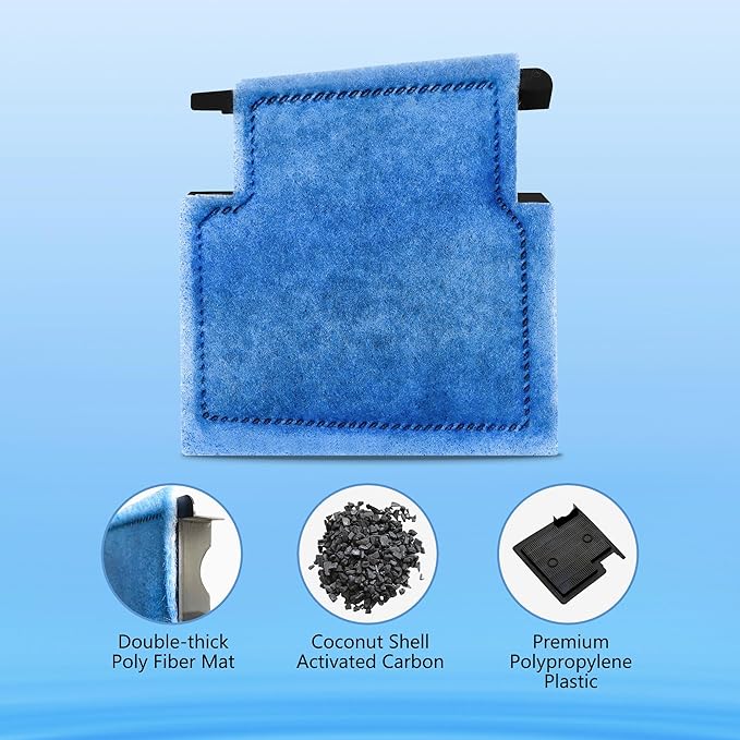 Aquarium Filter Cartridge Replacement Rite-Size A Filter Cartridges 4 Pack Compatible with Power Filters 75/100