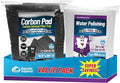 Aquarium Carbon Pad - Cut to Fit Carbon Infused Filter Pad Media for Crystal Clear Fish Tank and Ponds (10.5 Inch Width, Aquarium Bundle)