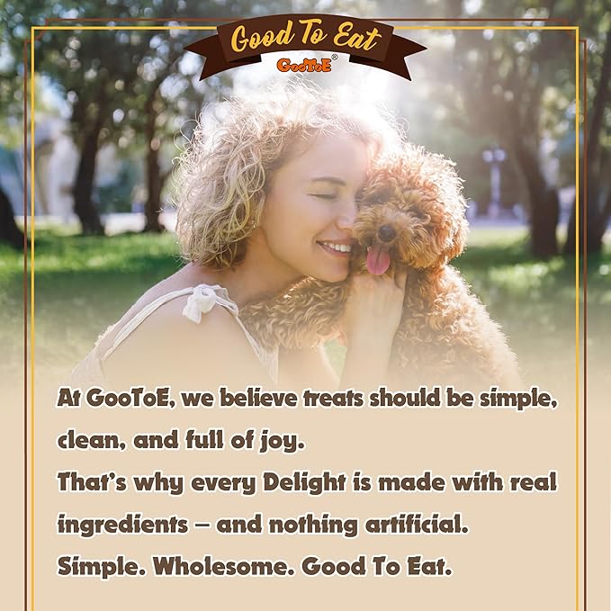 Gootoe Chicken Chips 1lb, All Natural, Grain-Free, High-Protein, Low Fat, Healthy & Easily Digestible, Soft Texture