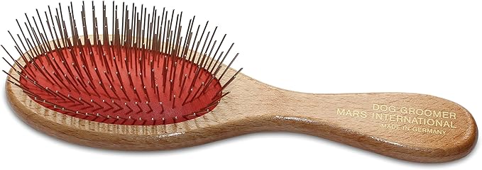 Mars Coat King Professional Grooming Brush for Dog and Cats. (8.5", 1" Stainless Steel Pins)