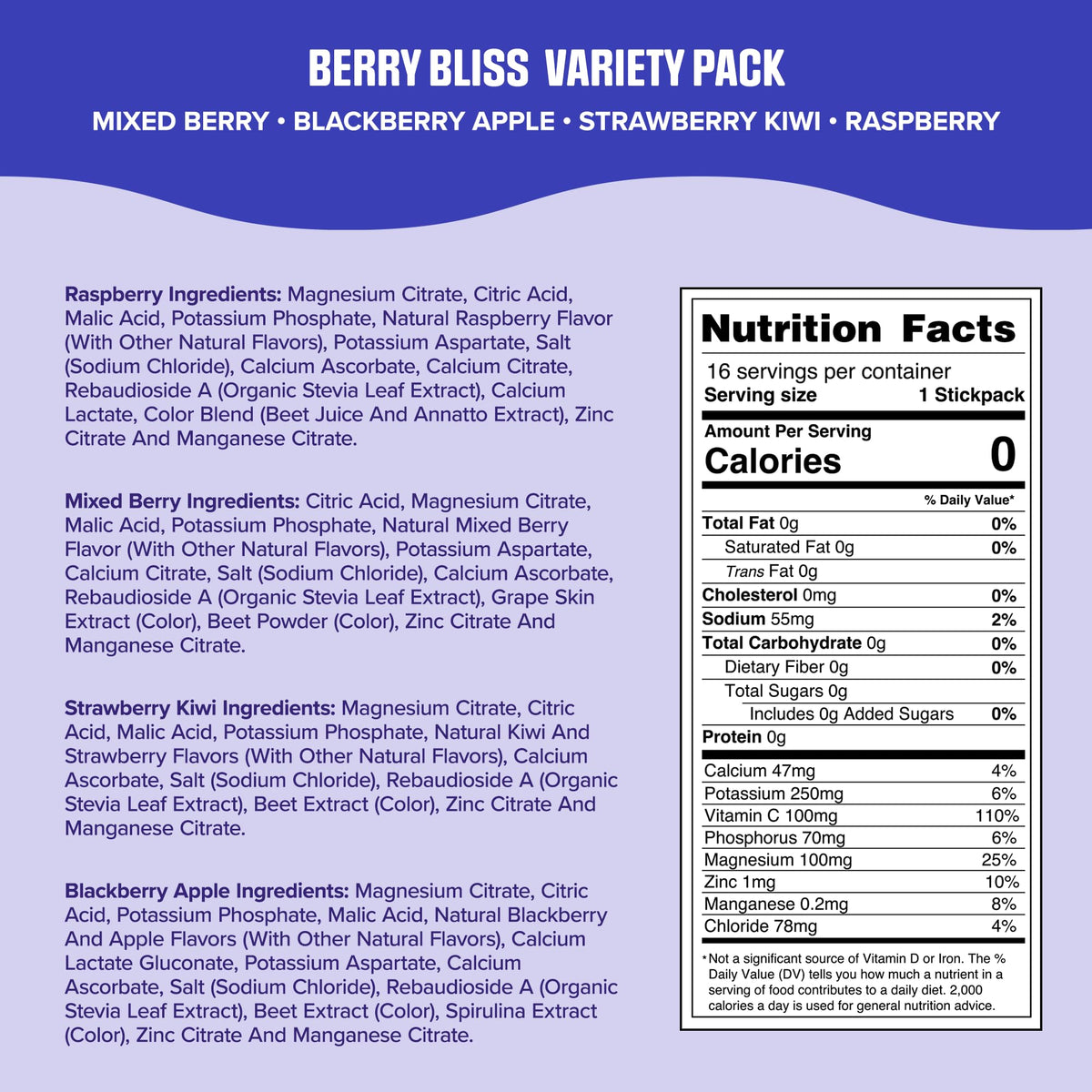 Ultima Replenisher Daily Electrolyte Powder – Original Variety Pack, 20 Stickpacks – Zero Sugar Hydration Packets with 6 Electrolytes and Minerals – Sugar Free, Plant Based & Keto Friendly Drink Mix